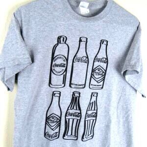 Vintage Coca Cola Bottle T Shirt Size Medium History